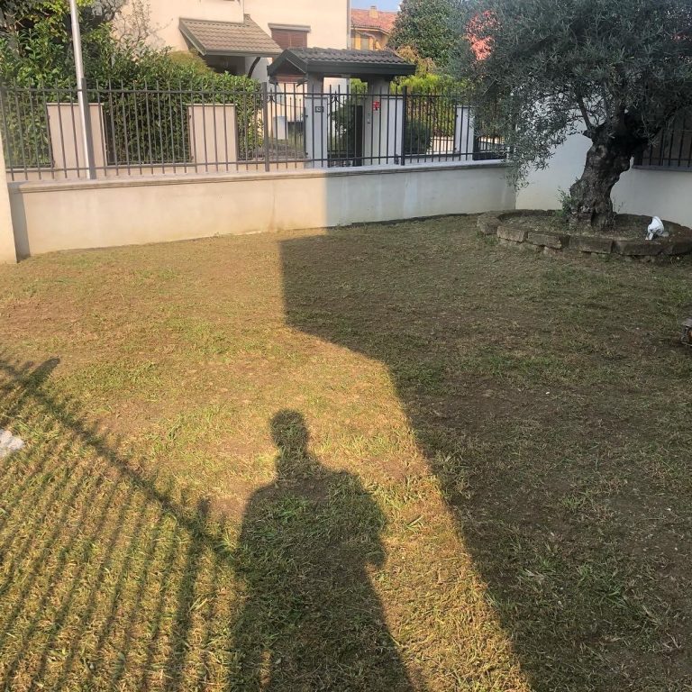 Creazione aiuola in tufo, fresatura del terreno, realizzazione impianto di irrigazione e