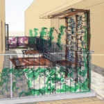 Progettazione di terrazzo verde